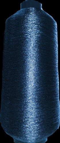 Royal Jarilon Dyed Polyester Metallic Embroidery Thread, Color : Blue