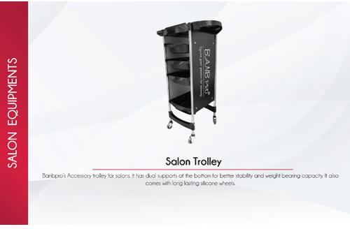 Salon Trolley, Color : Black
