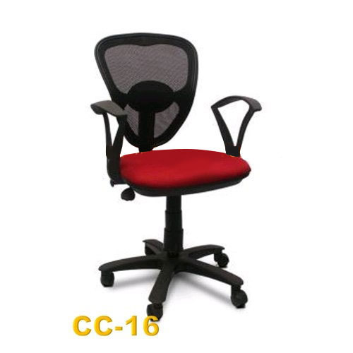 Office Mesh Chair, Color : Black, Red