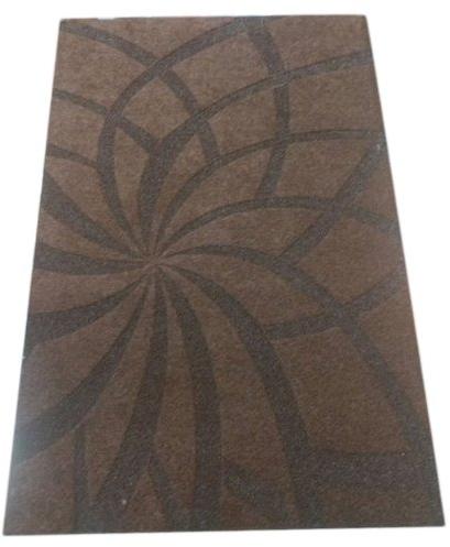 Floral door mat, Shape : Rectangle