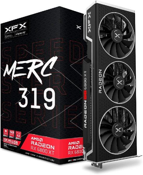 XFX Speedster MERC319 AMD Radeon RX 6800 XT CORE Gaming Graphics Card With 16GB GDDR6 HDMI 3xDP RX-6