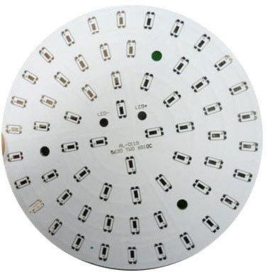 Round LED Lighting PCB, for Electronics, Base Material : Aluminum Base, Taconic