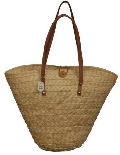 Exit9 Wood Straw Basket Bags, Size/Dimension : 24x25x15 cm