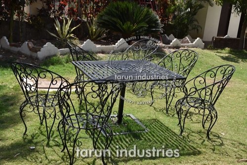 Wrought Iron Garden Furniture Table Chair