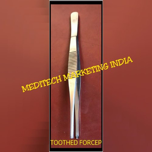 Polished Stainless Steel Dissecting Forcep, for Clinical, Hospital, Size : 4inch, 6inch, 8inch