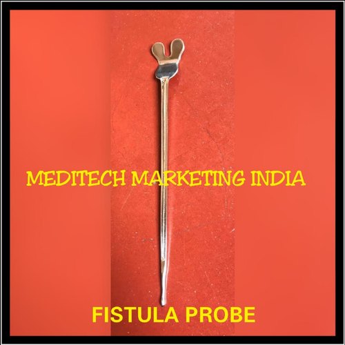 Manual Fistula Probe, for Medical Use, Nursing Home, Hospital, Color : silver