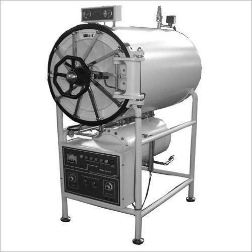 Stainless Steel Horizontal Autoclave, for Laboratory Use, Medical use, Packaging Type : Carton Box