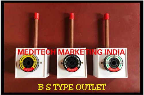 B.S TYPE Medical Gas Outlet, for Hospital, Feature : Excellent Quality