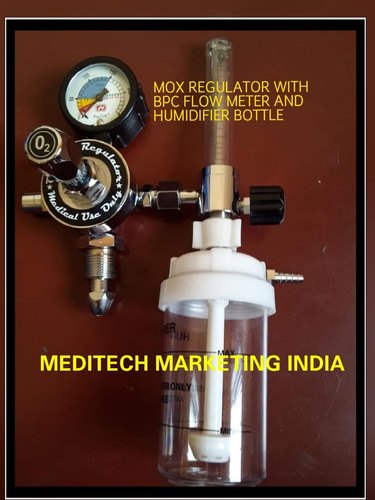 MOX Regulator With BPC Flow Meter &amp;amp; Humidifier Bottle