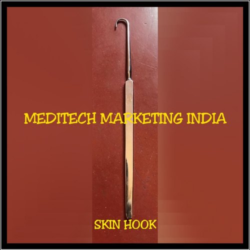 Stainless Steel Skin Hook Single, for Hospital, Clinic
