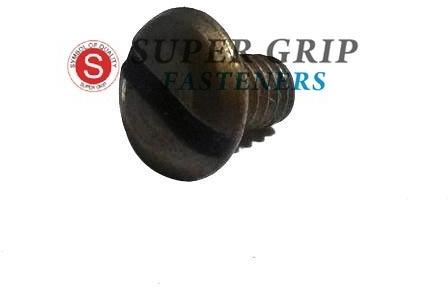 Mild Steel Machine Screws, for Fittings Use, Color : Grey