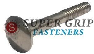 Round Polished Mild Steel Roofing Bolts, for Fittings, Certification : ISI Certified