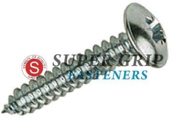 Mild Steel Self Tapping Screws, for Fittings Use, Color : Grey