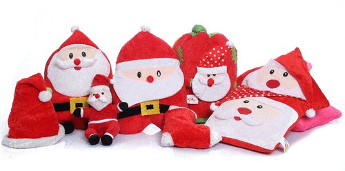Premium Plush Christmas Toy, Color : Red White