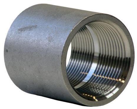 Round Polished Metal Buttweld Pipe Couplings, Color : Grey