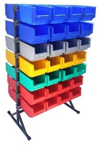 35 Double Sided Bin Stand