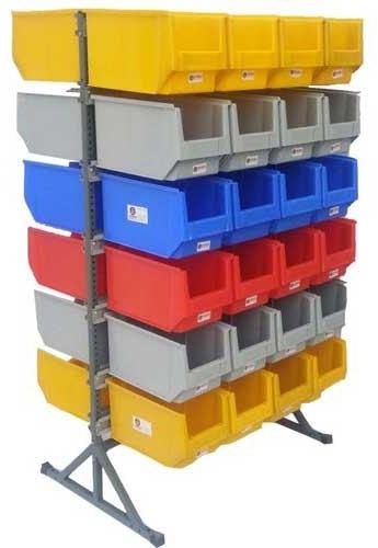45 Double Sided Bin Stand, Certification : ISI Certified