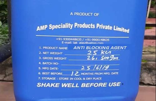 Anti Blocking Agent, Color : White