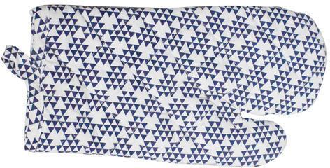 Triangular prints Predominantly cotton Kitchen Gloves, Size : 6X13 inch