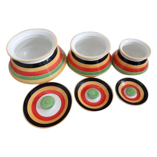 Round Ceramic Handi