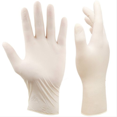 Latex Disposable Hand Gloves, for Examination, Length : 10-15inches
