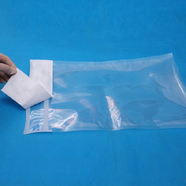 Rectangular Plastic Tyvek Header Pouch, for Packaging, Feature : Durable, Easy To Carry, Good Quality
