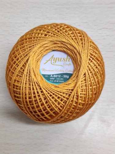 Dyed Cotton Crochet thread, Packaging Type : Ball