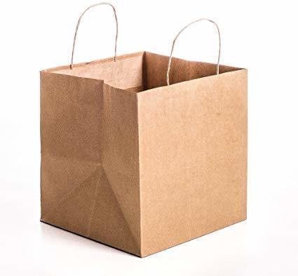 Kraft Paper Papper Cake Bags, Pattern : Plain/ Printed