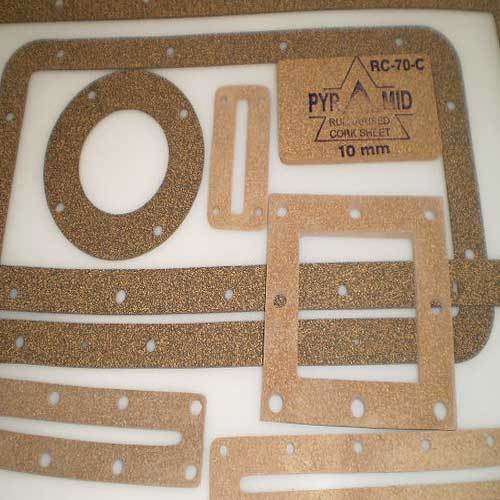 PYRAMID RC 70C Rubber Cork Gaskets, Color : Natural