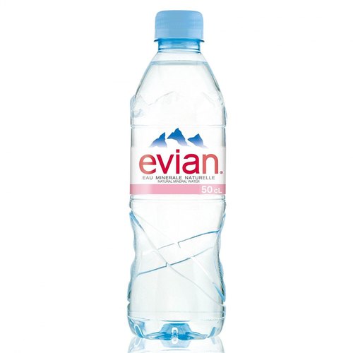 Evian Natural Spring Water, Packaging Size : 50Cl