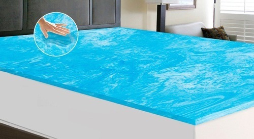Rectangular Cooling Gel Foam Mattress, for Home Use, Hotel Use, Pattern : Plain