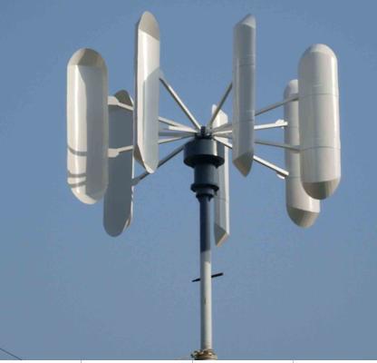 Vertical Axis Wind Turbine, Rated Power : 800W