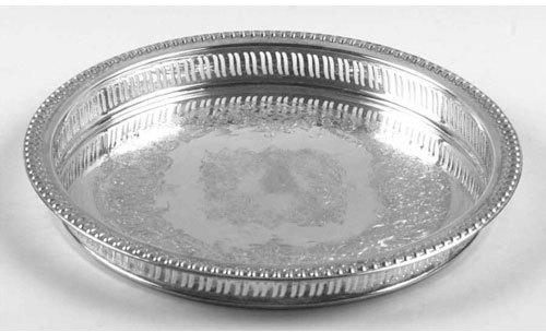 Round Silver Plated Plate