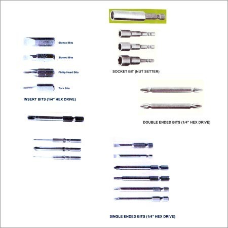 Stainless Steel Inserts Bits, Length : 5-10 inch