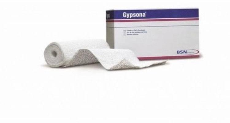 Gypsona POP Bandage, for Clinical, Hospital, Packaging Type : Box