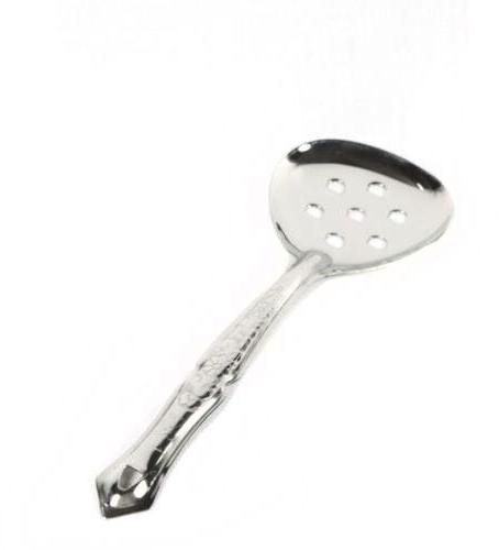 Slotted Rice Spoon, Color : Silver