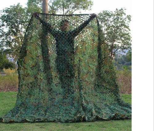 Polyester Army Camouflage Net, Color : Green