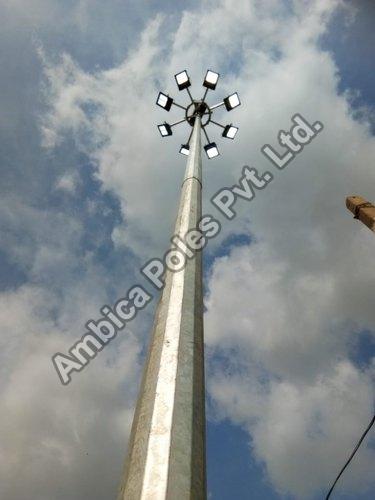 Steel High Mast Light Pole, Size : Standard