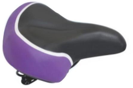 Plastic Waterproof Bicycle Seat, Color : Black