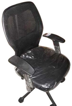 Leather Executive Ergonomic Mesh Chair, Arm Type : Arm Included