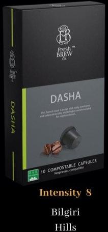 Compostable Coffee Capsule Dasha Intensity 8  Single Estate