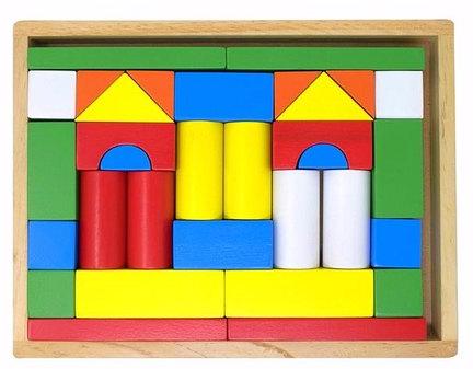 Wooden Building Block Toy, Child Age Group : 4-6 Yrs