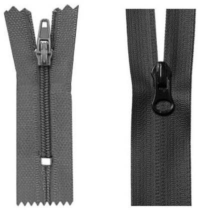 Polyester Zipper, for Garments, Cushions, Length : 10cm, 20cm, 30cm, 40cm