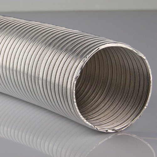 Round Aluminium Semi Rigid Flexible Duct, Color : Silver