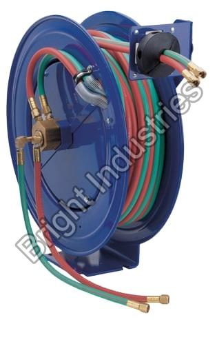 Round Manual Rewind Gas Hose Reel, for Cable Reeling, Size : 60