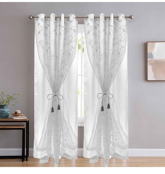 Printed Polyester designer curtains, Size : Standard
