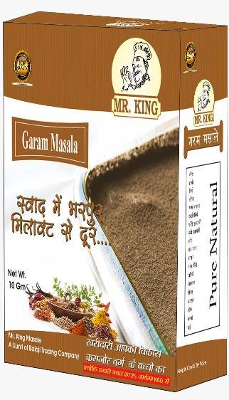 Blended Organic Garam Masala Powder, for Cooking, Packaging Type : Paper Box