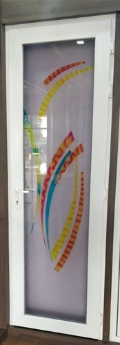 Decorative Glass Door, Color : White
