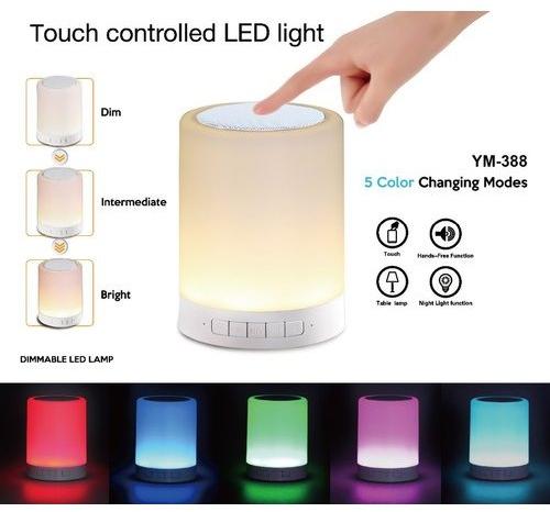 Touch Controlled LED Light, Shape : Round