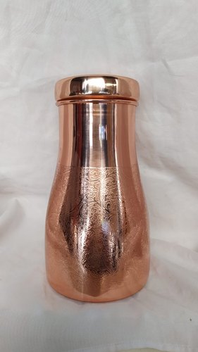 Round Copper Pot Bottle, for Home, Hotel, Serving, Feature : Elegant Design, Fine Finish